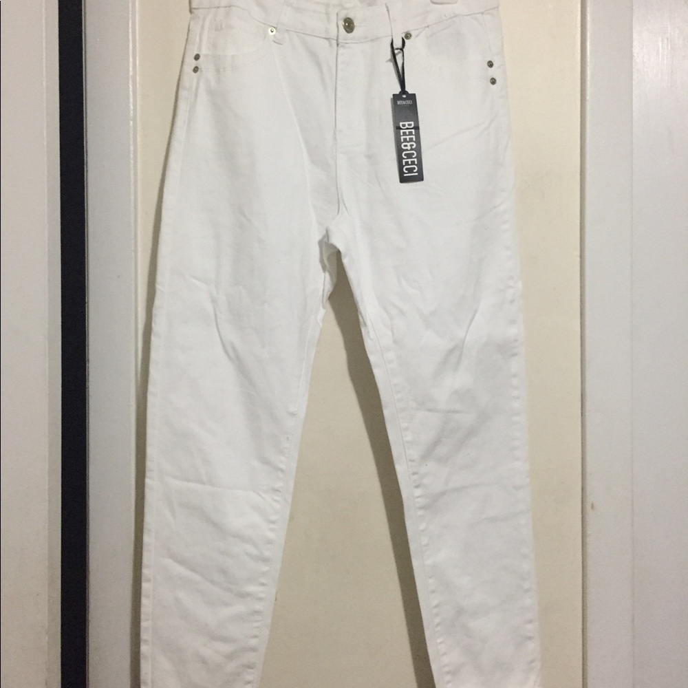 White jeans